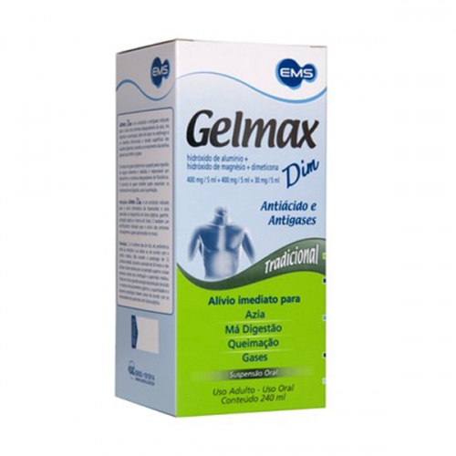 Gelmax Dim 400mg/5mL + 400mg/5mL + 30mg/5mL 240mL