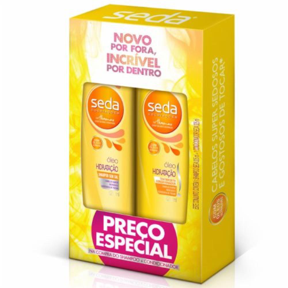KIT SEDA ÓLEO HIDRATAÇÃO SHAMPOO 325ML+CONDICIONADOR 325ML