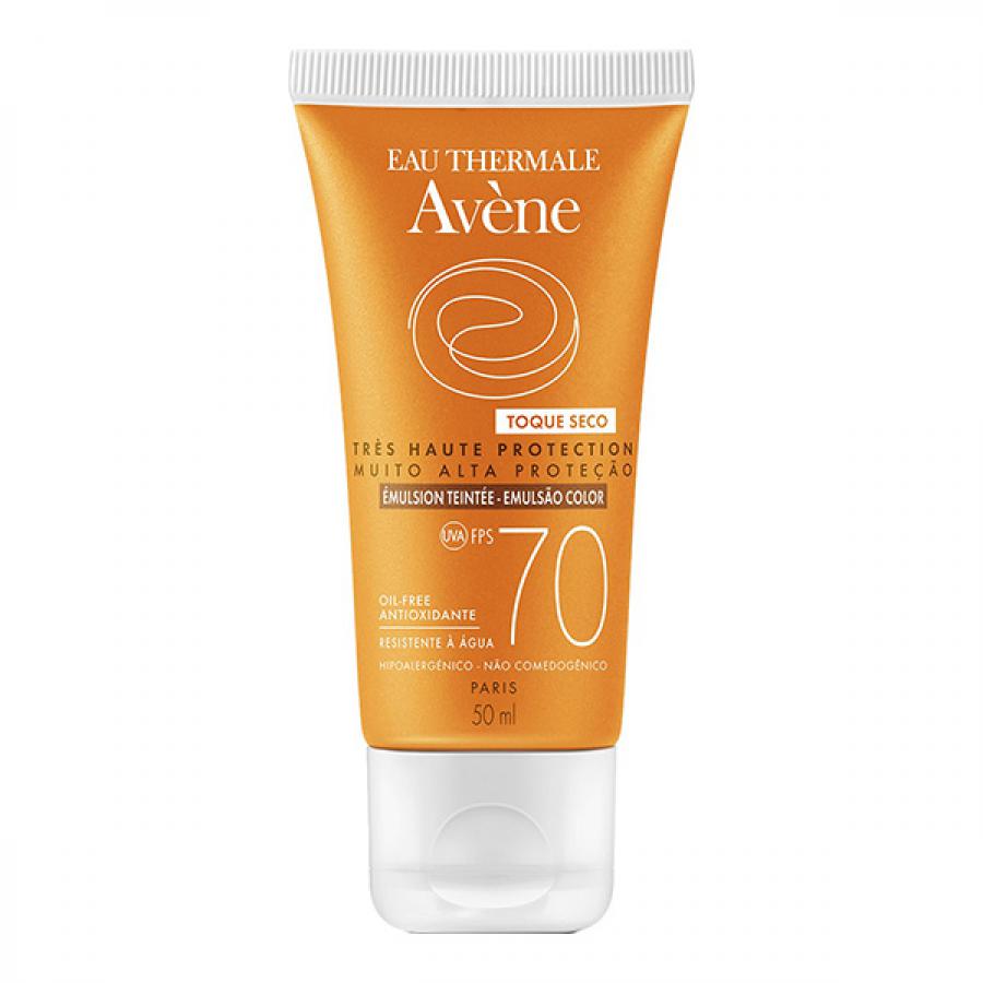 AVENE PROT SOLAR TOQUE SECO EMULSAO COR FPS70 50ML