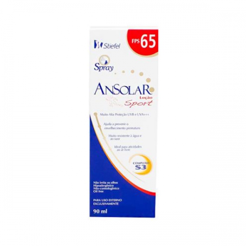 Ansolar Sport Locao FPS 65 - 90ml