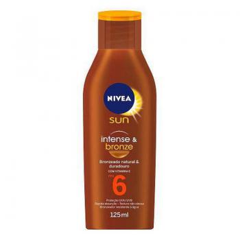 Bronzeador Nivea Sun Intense & Bronze FPS, 6 loção com 125mL