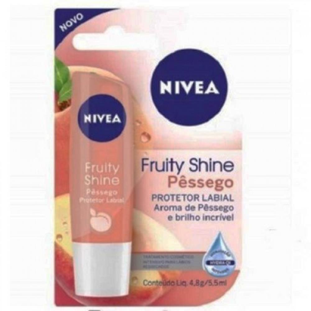 Protetor Labial Fruity Shine - Pêssego - 48 gr