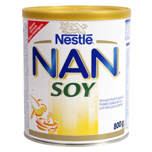 FORMULA INFANTIL NAN SOJA COM 800G