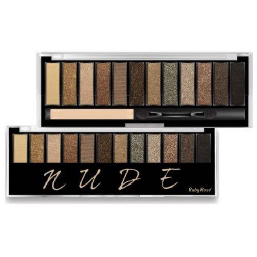 Ruby Rose Paleta de Sombras Nude 12 Cores e 1 Primer