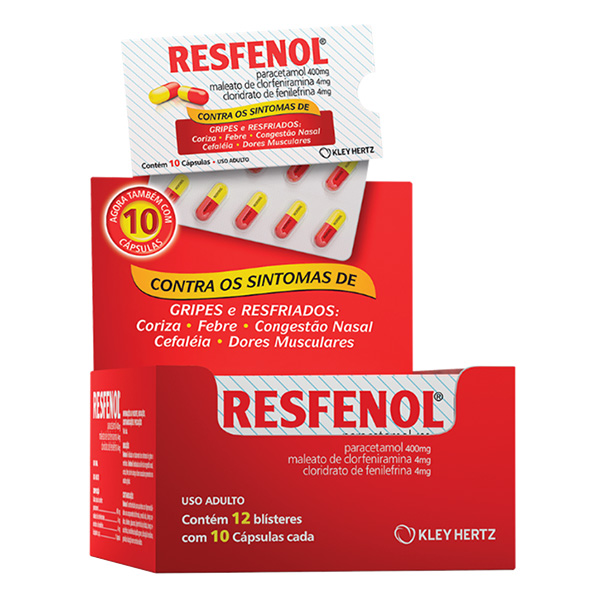 Resfenol com 10 capsulas