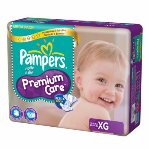 Fralda Pampers Premium Care Pacotao EXG 14 Unidades