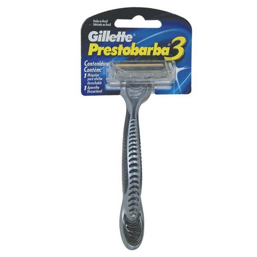 Aparelho De Barbear Prestobarba 3 Masculino Com 1 Unidade