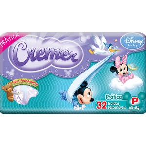 Fralda Cremer Disney Baby P 32 Unidades