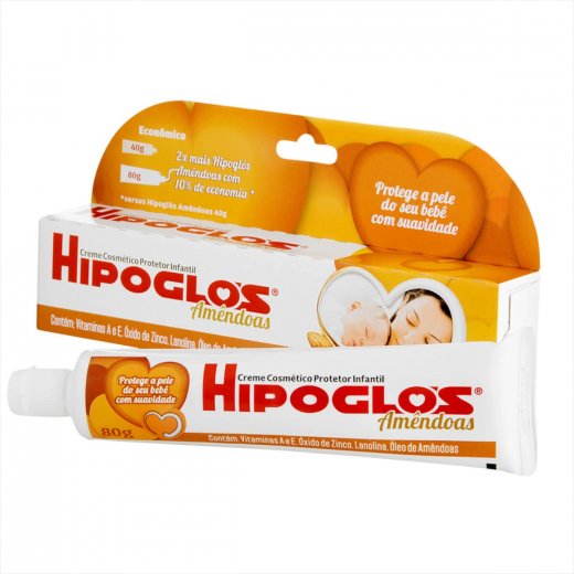 Creme Preventivo Contra Assaduras Hipoglos Amendoas 80g