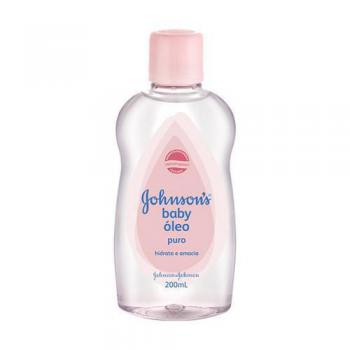 Oleo Corporal Johnson's Baby puro com 200mL