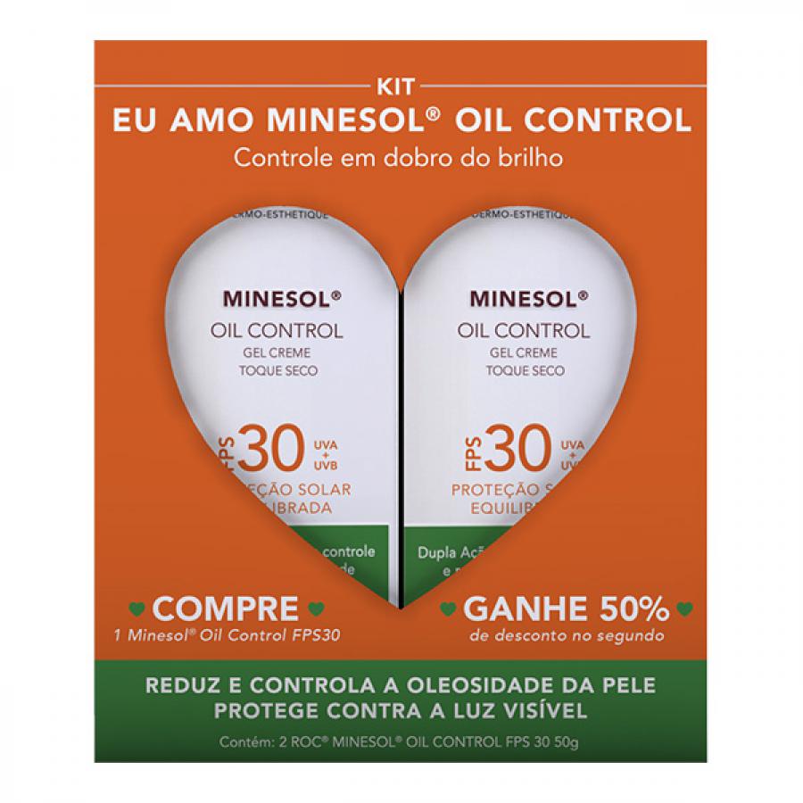 MINESOL OIL CONTROL 50G FPS30 GANHE 50% DESCONTO NO SEGUNDO