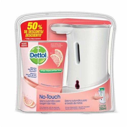 Dettol No Touch 250ml Gratis Aparelho