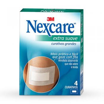 Curativo Nexcare 3M Extrasuave Grande 4 unidades