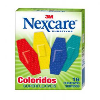 Curativo Nexcare 3M Superflexíveis Color 4 unidades