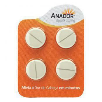 Anador 500mg 4 comprimidos