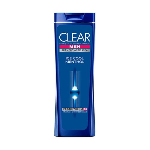 Shampoo Anticaspa Clear Men Ice Cool Menthol 400ml