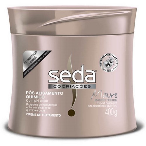 Creme De Tratamento Seda Pos Alisamento Quimico 400g