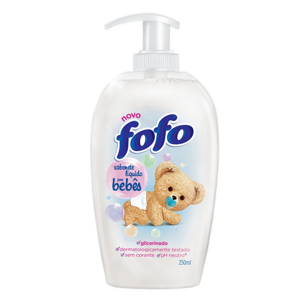 Sabonete Líquido Infantil Fofo Neutro 250ml