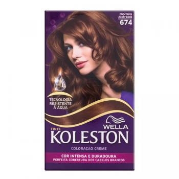 Tintura Creme Koleston 674 Louro Escuro Acobreado Wella