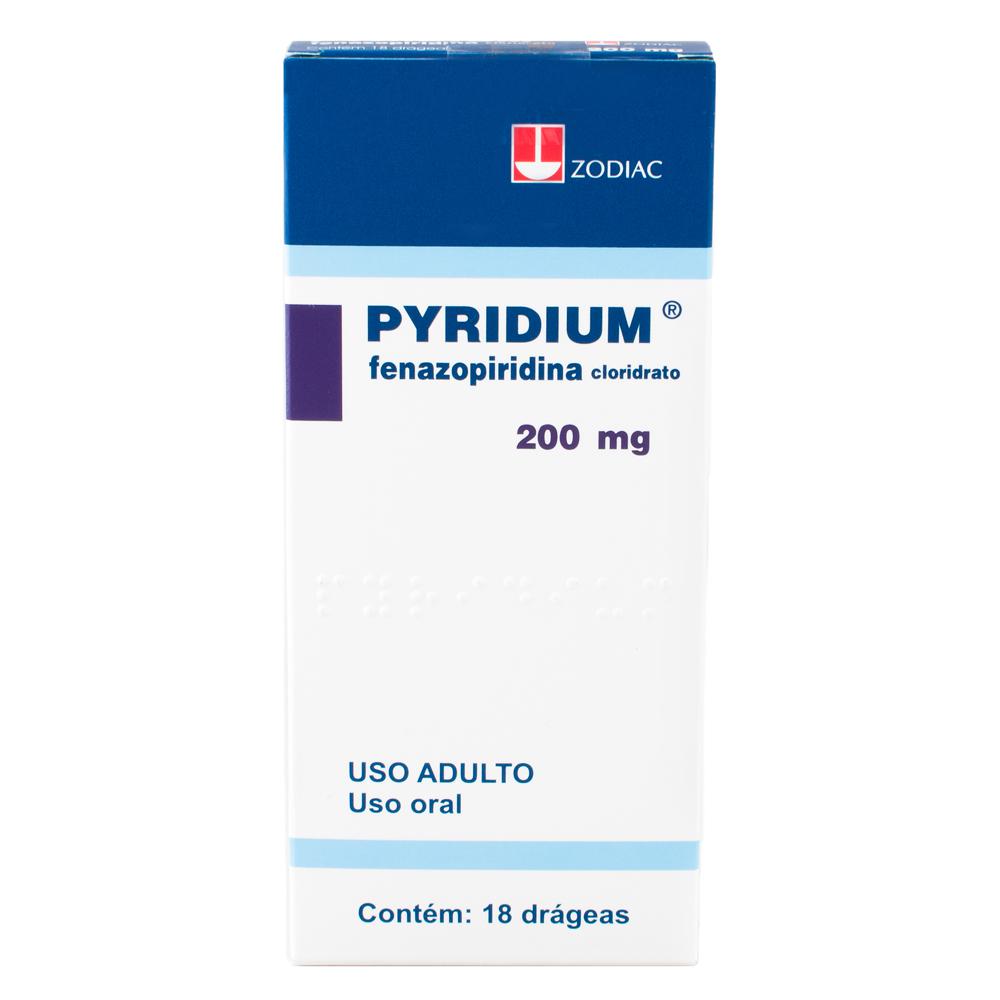 Pyridium 200mg com 18 Drágeas