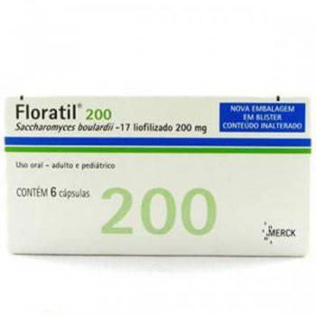 Floratil 200mg com 6 Capsulas