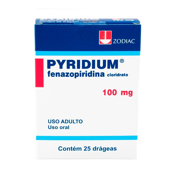 Pyridium 100mg com 25 Drageas