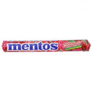 Bala Mentos Frutas Vermelhas 38g