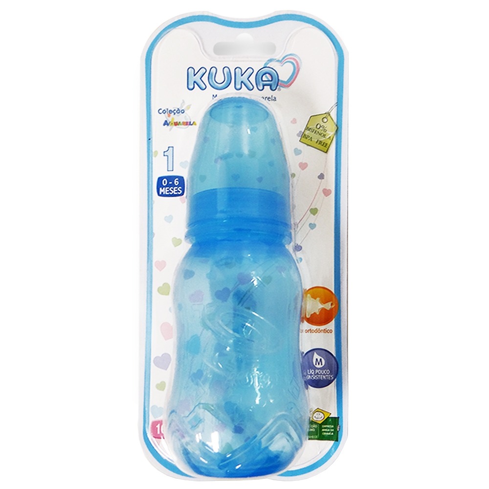 Mamadeira Kuka Aqua Ortodontica Azul 160ml