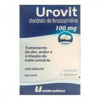 Urovit 100mg com 25 Comprimidos