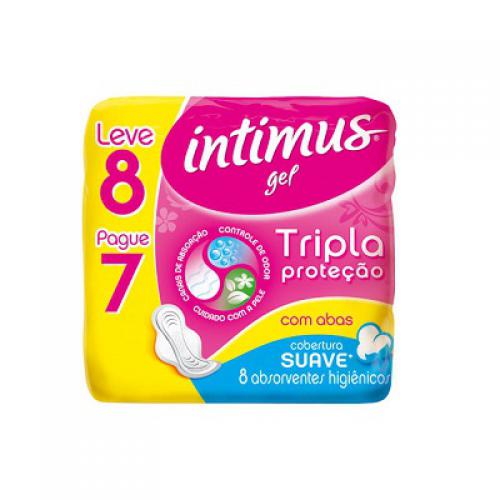 Absorvente Intimus Gel Tripla Protecao Suave com Abas LV8PG7