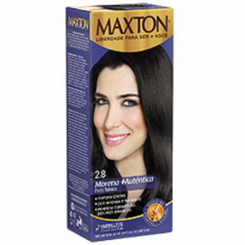 Tintura Maxton Creme Kit Pratico 2.8 Preto Tabaco