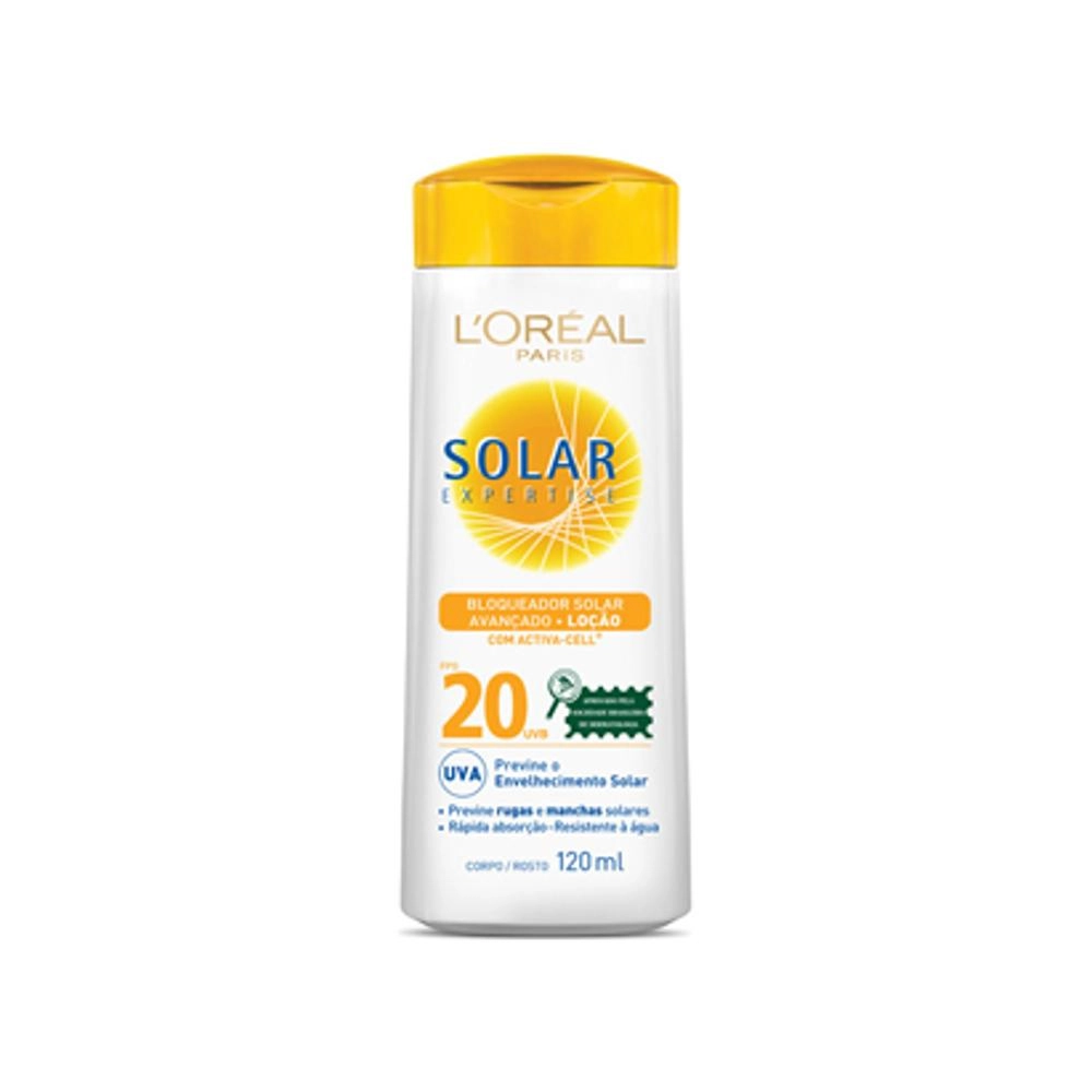 Protetor Solar Loreal Expertise FPS 20 Locao 120ml