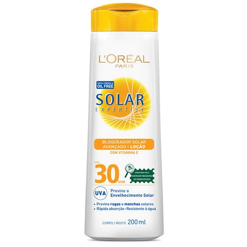 Protetor Solar Loreal Expertise FPS 60 Locao 200ml