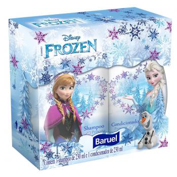 Kit Shampoo + Condicionador Princesas Frozen 230Ml