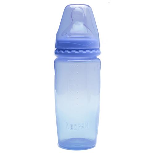 Mamadeira Neopan Colorpan Bico Ortodôntico Azul 300ml