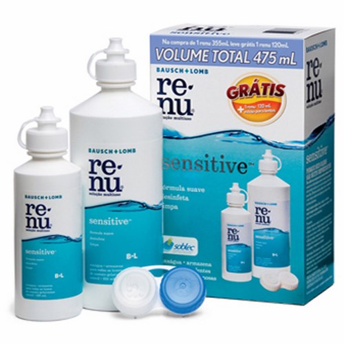 Renu Sensitive 355ml Gratis 1 Renu 120 Ml