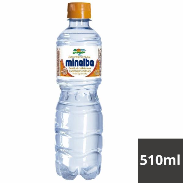 AGUA MINALBA 510ML C\GAS