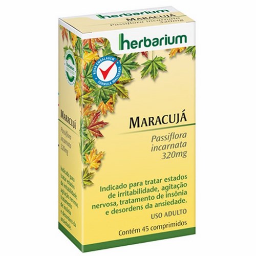 Maracuja Herbarium com 45 comprimidos