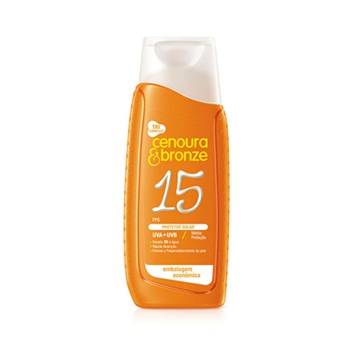 Potetor Solar Cenoura e Bronze FPS15 200ml