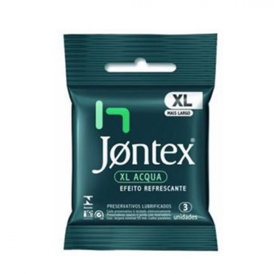 Preservativo Jontex Acqua 3 unidades