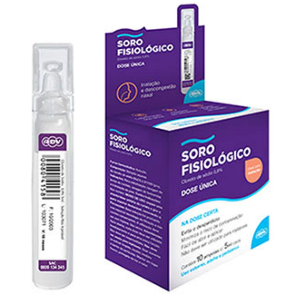 Soro Fisiologico 0,9% Ampolas 5ml