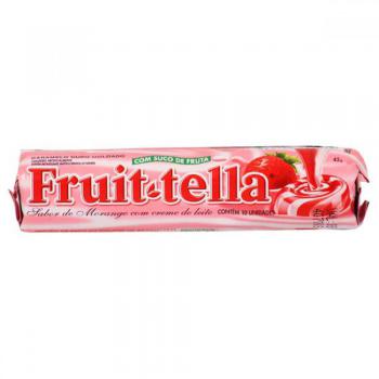 Bala Mastigavel Fruit-Tella Morango 10 Unidades 40g