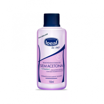 REMOVEDOR DE ESMALTE IDEAL S/ACETONA 100ML