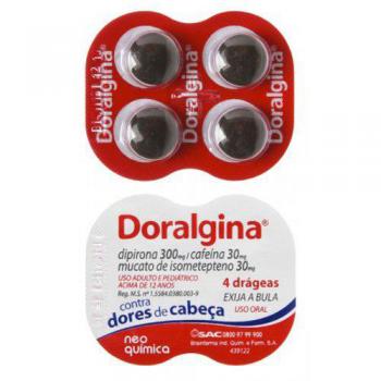 Doralgina 30mg + 300mg + 30mg 4 drageas