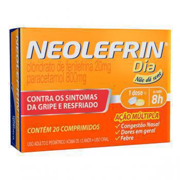 Neolefrin Dia 800mg + 20mg 20 comprimidos