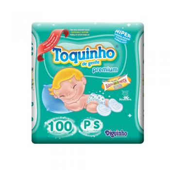 Fraldas Toquinho De Gente Premium tamanho P com 100 unidades