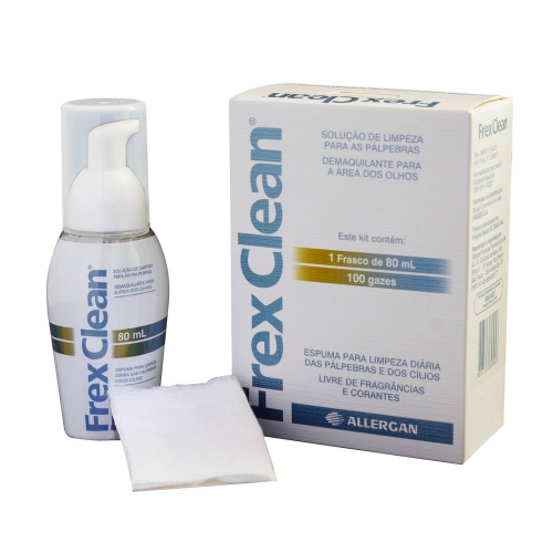 Frex Clean Solução Oftálmica 80ml + 100 Gazes