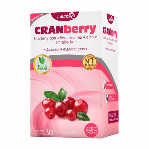 Lavitan Cranberry com 30 Capsulas