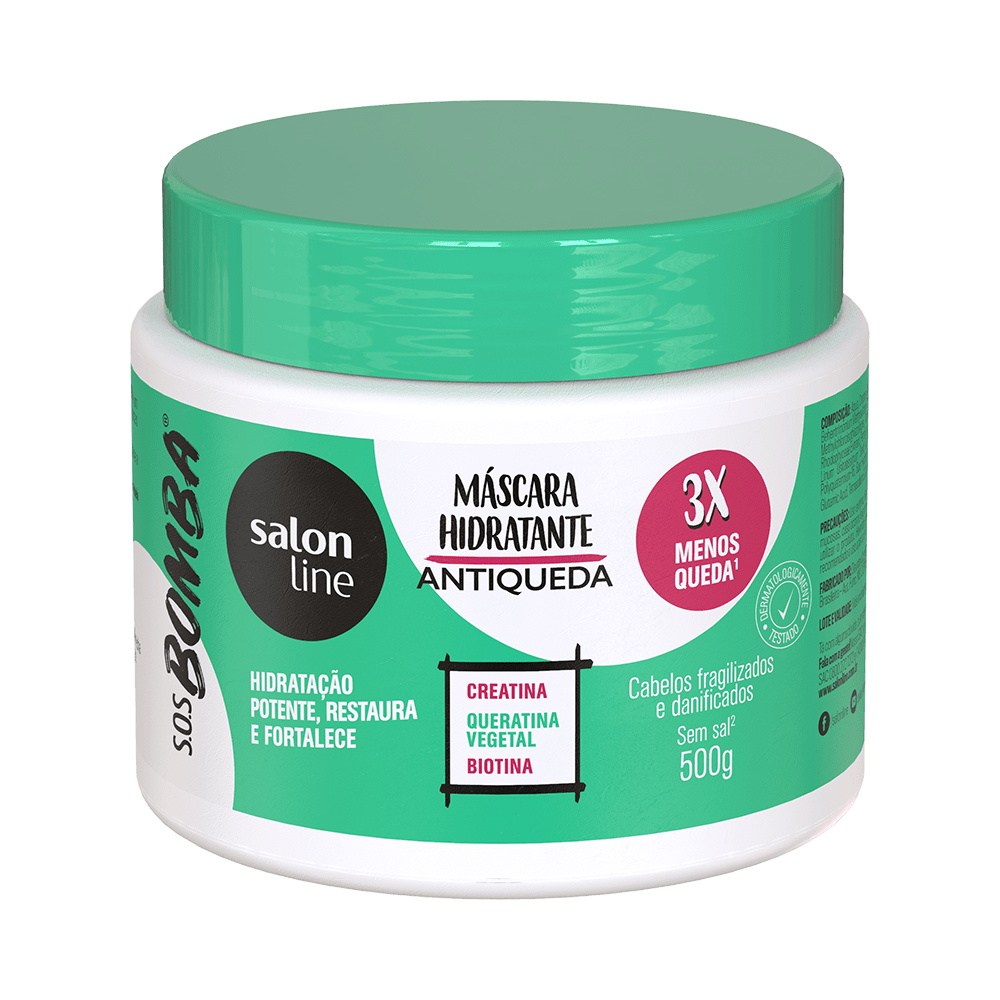 Máscara Salon Line SOS Bomba Antiqueda 500g
