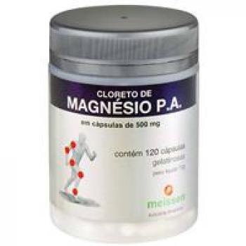 CLORETO DE MAGNESIO PA 500MG 120 CAPSULAS MEISSEN